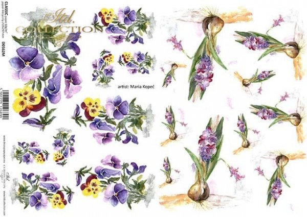 papel decoupage clásico D0562M