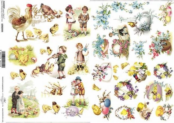 papel decoupage clásico D0604M