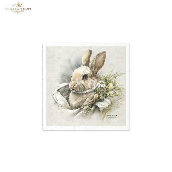  króliki, zające wielkanocne, vintage, akwarela, pisanki, wiosna * rabbits, Easter bunnies, vintage, watercolor, Easter eggs, spring