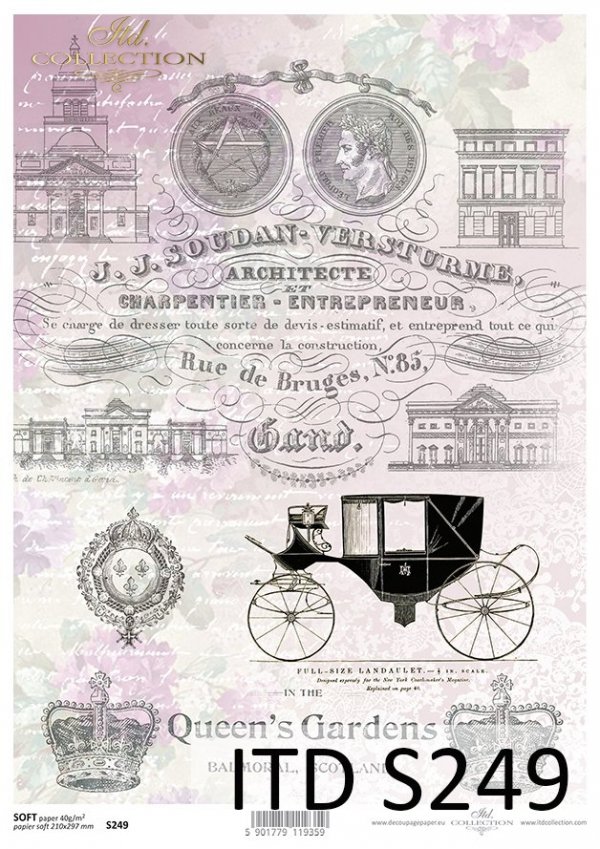 Papel Decoupage Soft S0249