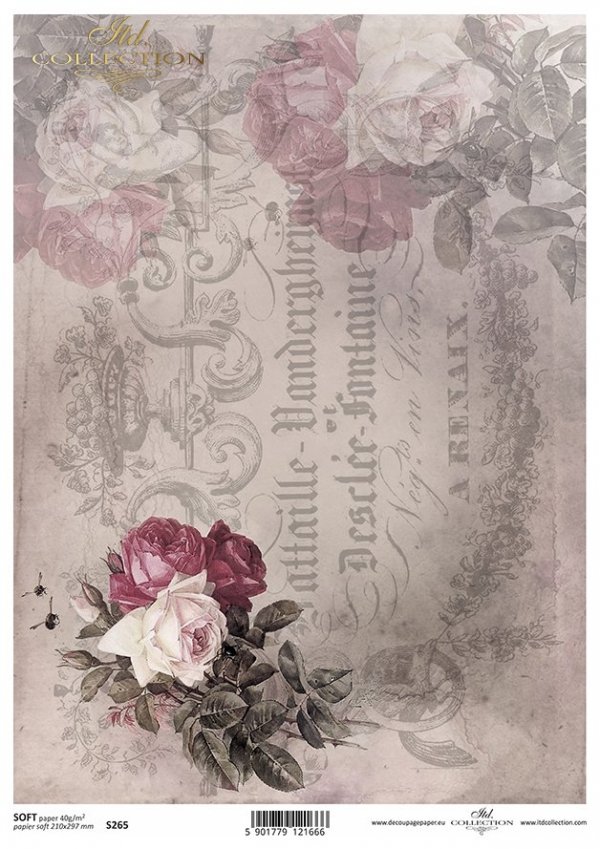 Papel Decoupage Soft S0265