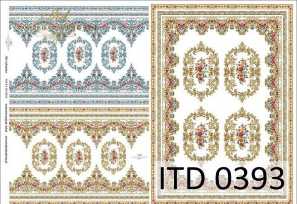 papel decoupage clásico D0393M