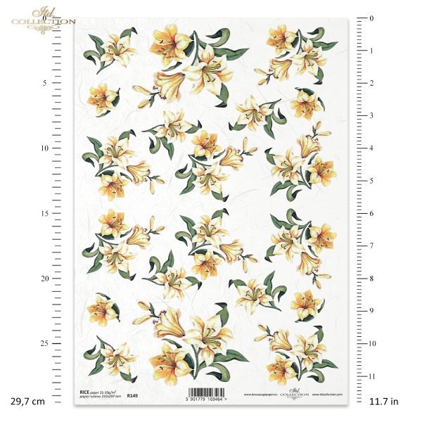 papier-ryżowy-decoupage-kwiaty-lilia-lilie-lilii-ogród-R149