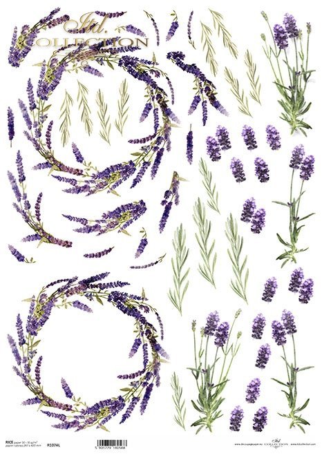 Papel de arroz decoupage A3 R1074L