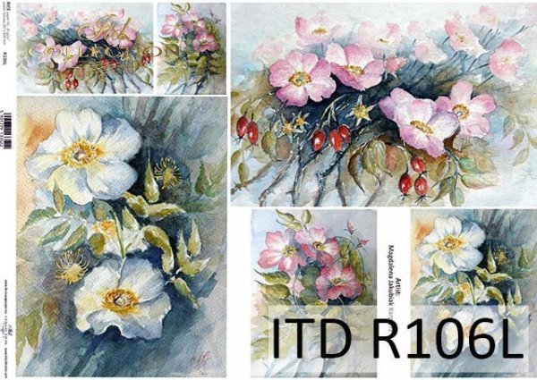 Papier decoupage malarstwo współczesne*Paper decoupage contemporary painting