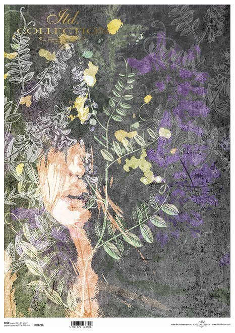  twarz kobiety, rośliny, wyka* female face, plants, vetch* weibliches Gesicht, Pflanzen, Wicke* rostro femenino, plantas, arveja