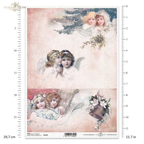 vintage, retro, anioł, aniołek, aniołki, lira, harfa, świąteczny dzwonek, dzwonki, chmurka, niebo, tło, angels, children, lyre, harp, Christmas bells, cloud, sky, background, Engel, Kinder, Leier, Harfe, Weihnachtsglocke