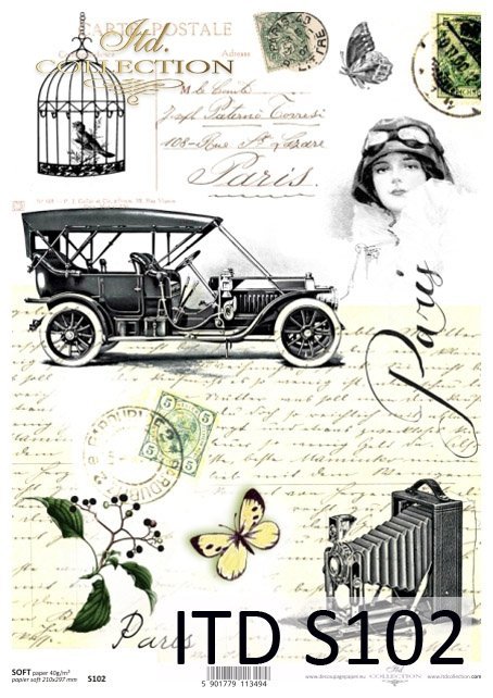 Papel Decoupage Soft S0102