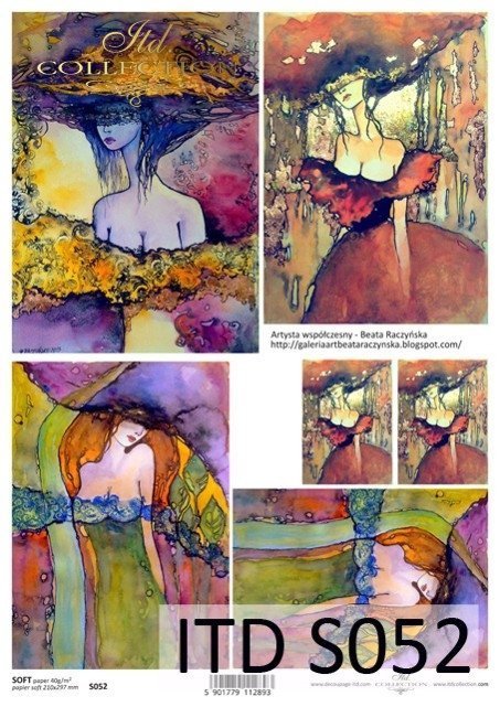 Papel Decoupage Soft S0052