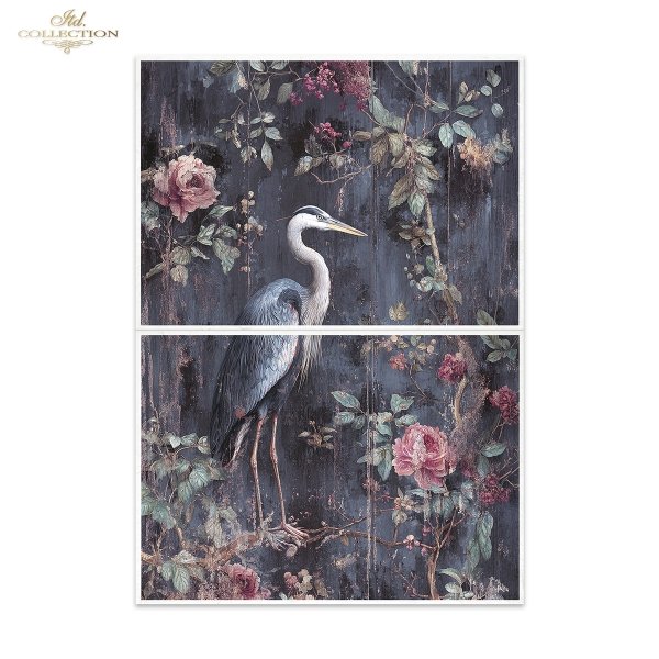 Papier morwowy decoupage FPA2067 - seria Botanical Boudoir