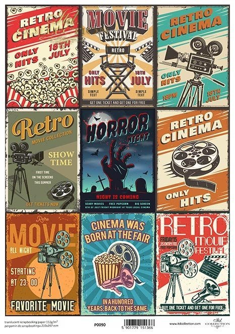 retro plakaty kinowe*retro cinema posters*carteles de cine retro*Retro-Kino-Plakate