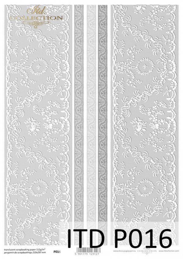 papel para scrapbooking - el papel translúcido P0016
