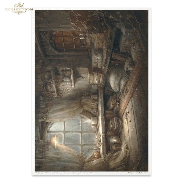 Mouse World - Interior -  Ilustracje,  świat myszek, przytulne wnętrza, bajkowe sceny, kominki, nory mysie, domki, wnętrza