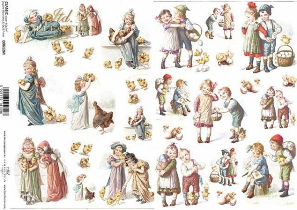papel decoupage clásico D0612M