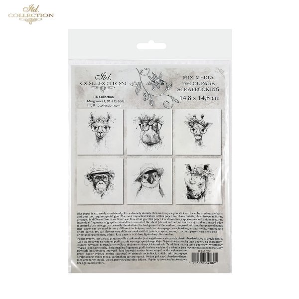 conjunto de papeles de arroz RSM254