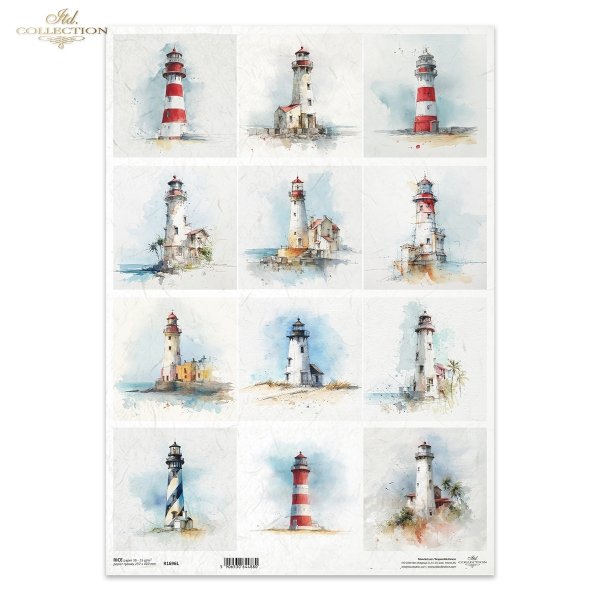 Papel de arroz decoupage A3 R1696L