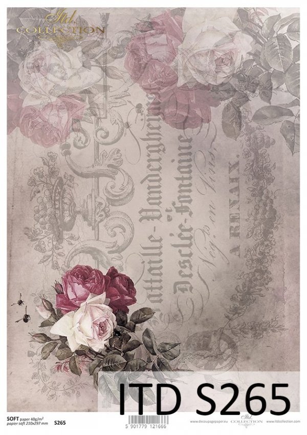 Papel Decoupage Soft S0265