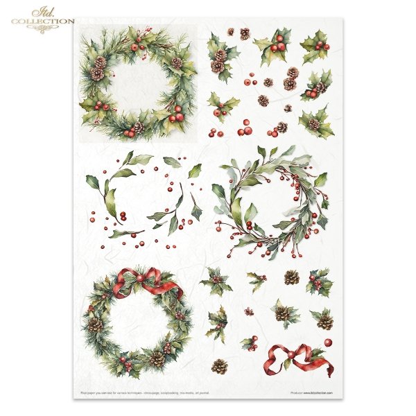 Conjunto Creativo RP073 - Winter Wreath