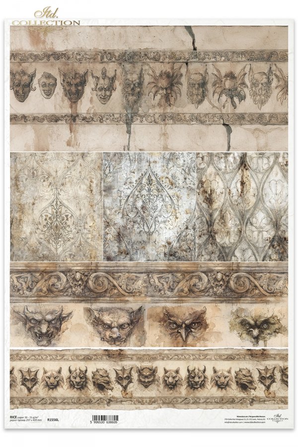 wzory, ornamenty, gargulce, sowy, lwy, gotyk, kamień, zdobienia, fantasy, vintage*patterns, ornaments, gargoyles, owls, lions, Gothic, stone, decorations, fantasy, vintage