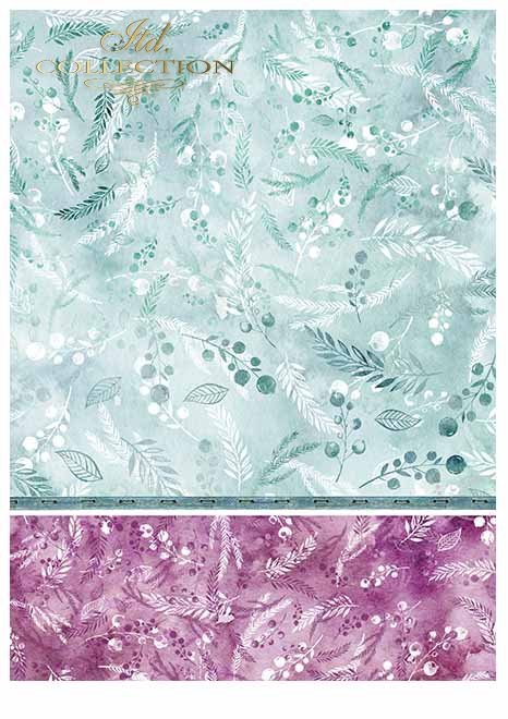Papiery do scrapbookingu w zestawach - Wieniec adwentowy*Scrapbooking Papiere in Sets - Adventskranz