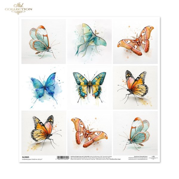 Motyl, motyle, owady, akwarela*butterfly, butterflies, insects, watercolour