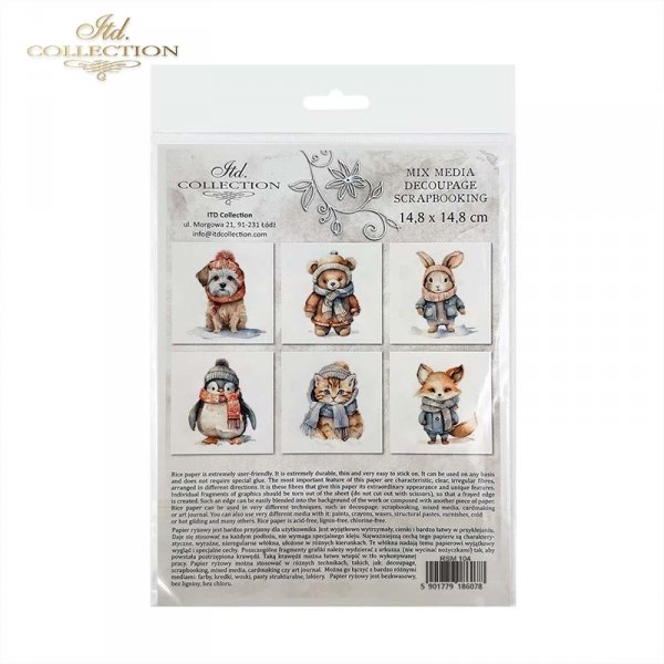 conjunto de papeles de arroz RSM104