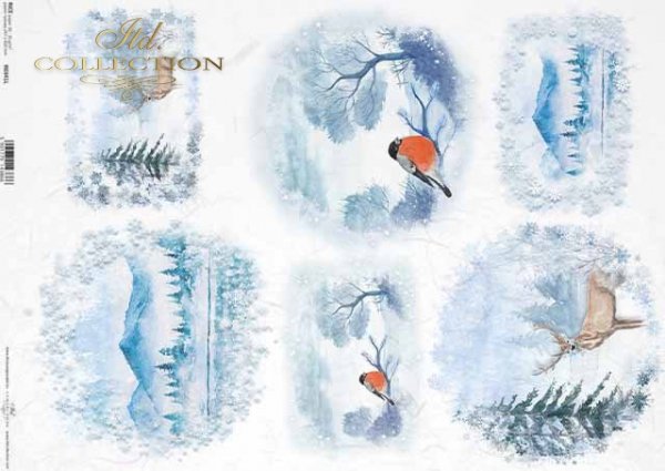 vistas de invierno, montañas, cervatillos, pájaros*Winteransichten, Berge, Kitze, Vögel*зимние виды, горы, оленеводы, птицы