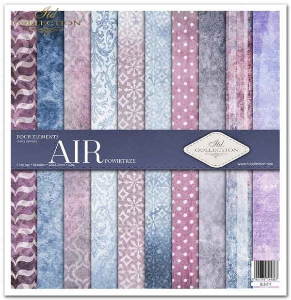 Papeles Scrapbooking SLS-011 ''Cuatro elementos-Aire'' ---- PRODUCTO DE PRECIO REDUCIDO