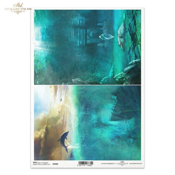 seria The Search for Atlantis, szukając Atlantydy, Atlantyda, delfin, zatopiony statek, wrak, kryształ, zatopione miasto, zatopiony skarb, podwodne miasto, podwodny świat, nurkowanie, morze, ocean, woda, Atlantis, dolphin, sunken ship, wreck