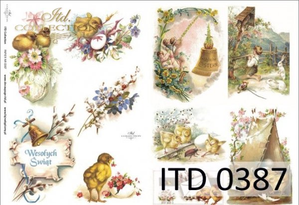 papel decoupage clásico D0387M