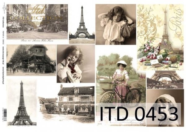 papel decoupage clásico D0453M