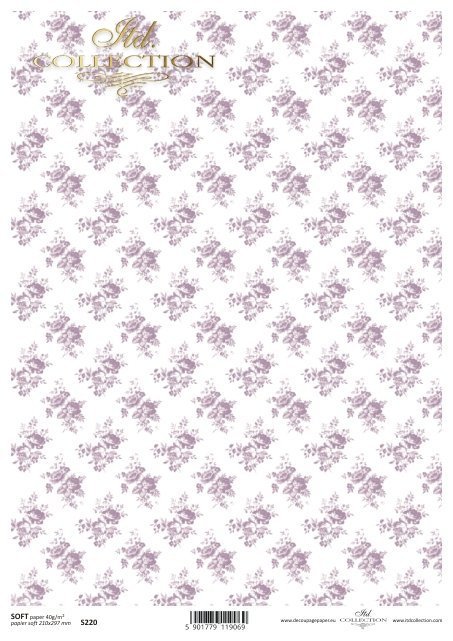 Papel Decoupage Soft S0220