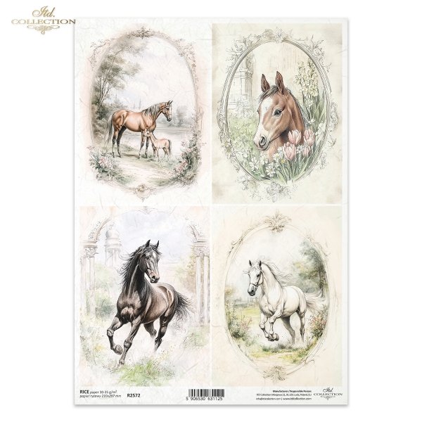 Papel de arroz para decoupage R2572