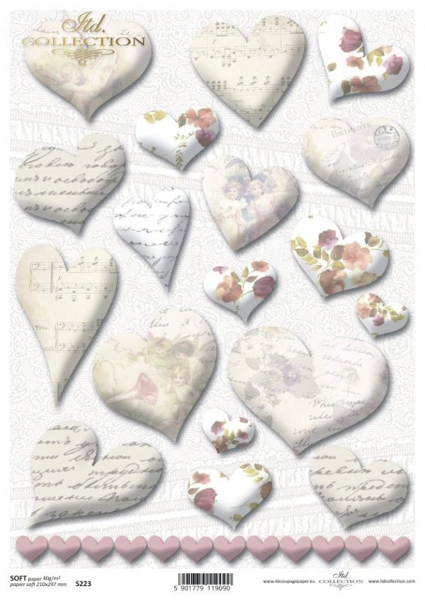 Papel Decoupage Soft S0223