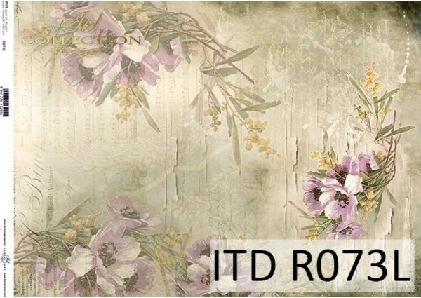 papier ryżowy polne kwiaty*Rice paper wildflowers