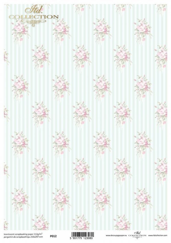 papel para scrapbooking - el papel translúcido P0012