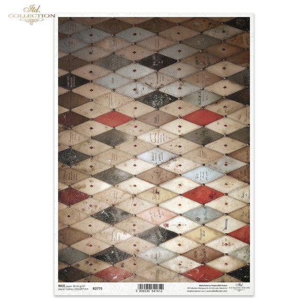 romby, wzór harlekin, diamenty, vintage, tekstura grunge, stare pismo, nity, patyna, tło, retro*rhombuses, harlequin pattern, diamonds, vintage, grunge texture, old writing, rivets, patina, background, retro