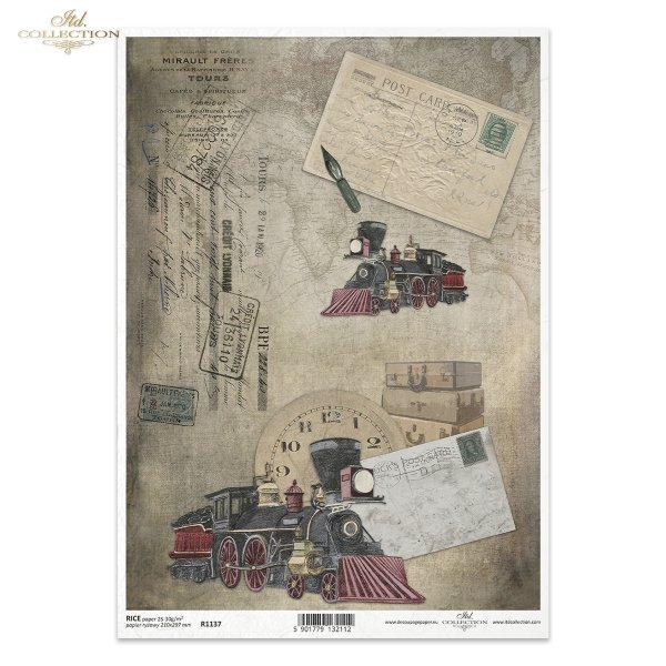 stara lokomotywa, parowóz, pociąg, pocztówka, kartka pocztowa, list, ręczne pismo, stalówka, walizki, podróż, retro, old locomotive, steam engine, train, postcards, letter, handwriting, nib, suitcases, travel, alte Lokomotive