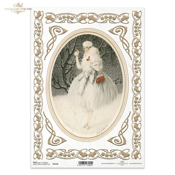 kobieta, kobiety, dama, owal, medalion, zima, dekor, secesja, secesyjne ornamenty, moda, woman, women, lady, oval, medallion, winter, decor, art nouveau ornaments, fashion, style, Frau, Frauen, Dame, oval, Medaillon