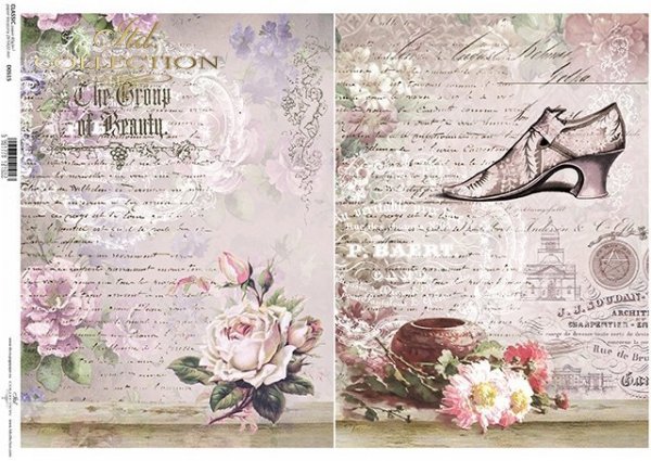papel decoupage clásico D0515M