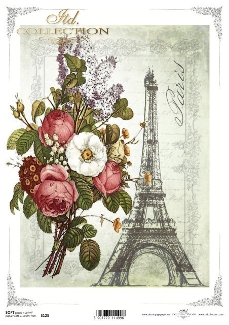 Papel Decoupage Soft S0125
