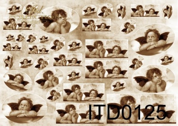 papel decoupage clásico D0125M