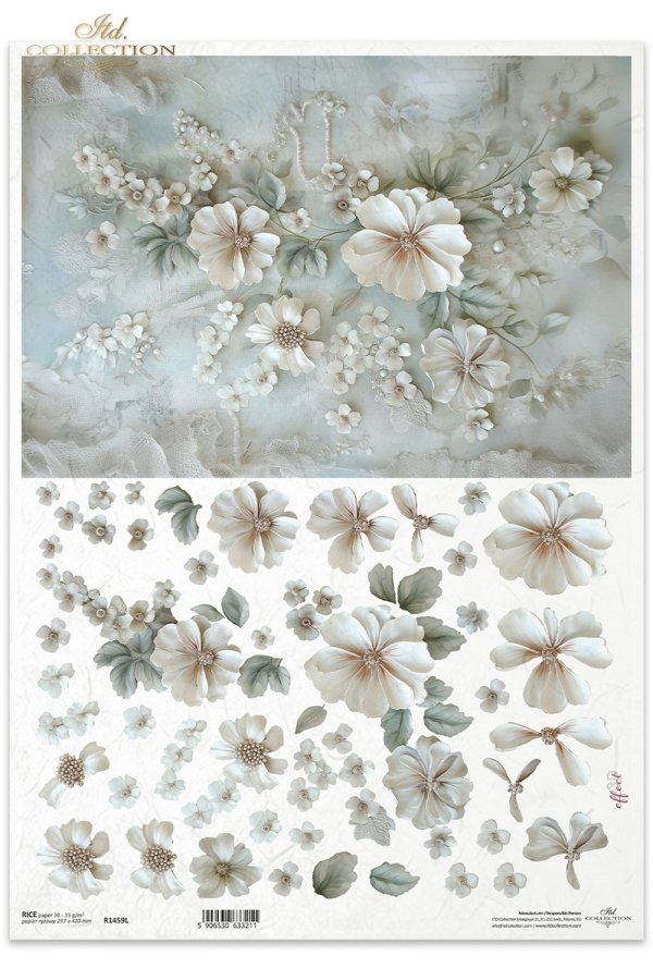 kwiaty 3D 3D flowers 3D-Blumen Flores 3D