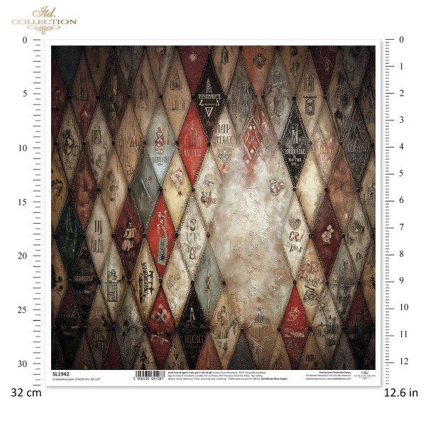 Papier do scrapbooking (HS code 48025890) SL1942