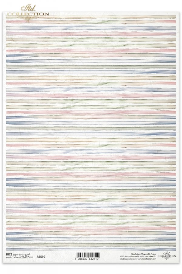 Papier ryżowy (HS code 48021000) R2599