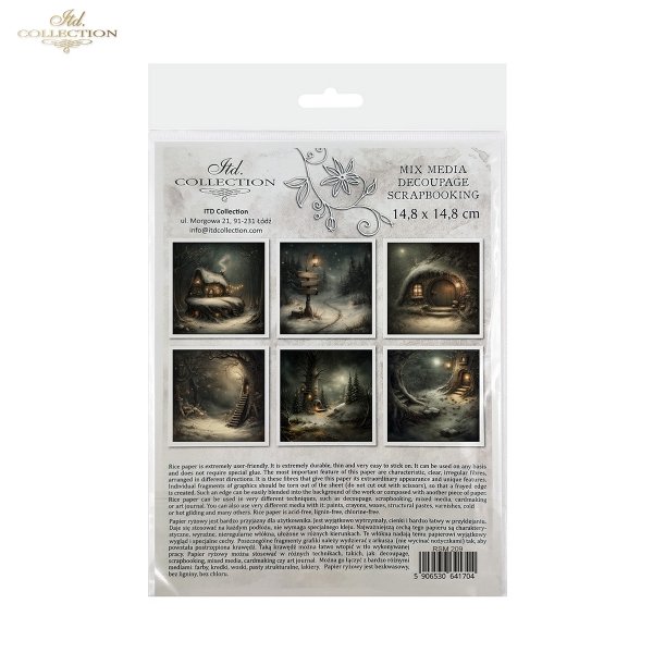 Zestaw papierów ryżowych (HS code 48021000) RSM209