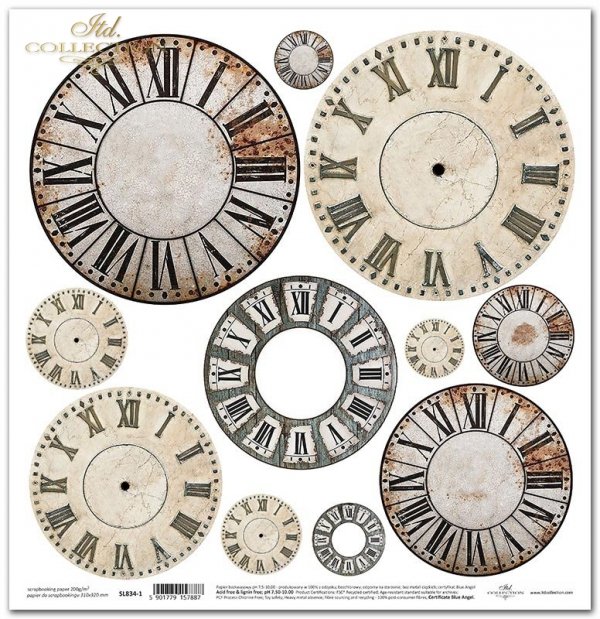 Tarcze zegarowe, tarcze retro, tarcze zegarowe z cyframi rzymskimi