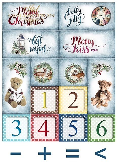 Papiery do scrapbookingu w zestawach - Cudowny świąteczny czas * Set of scrapbooking papers - Wonderful Christmas Time