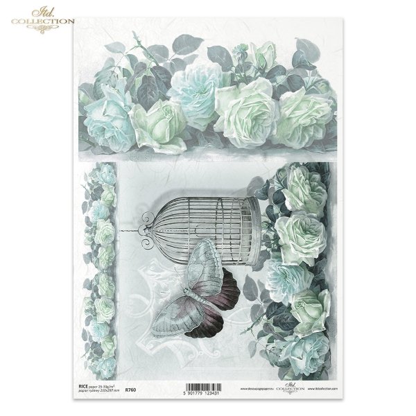 pąki, pączki, liście, listki, retro, kwiat, róża, róże, motyl, ćma, ćmy, klatka dla ptaków, pastelowe tło, R760, flower, rose, butterfly, moth, birdcage, pastel background, Blume, Rose, Schmetterling, Motte, Vogelkäfig, Pastell Hintergrund, flor, rosa, ma