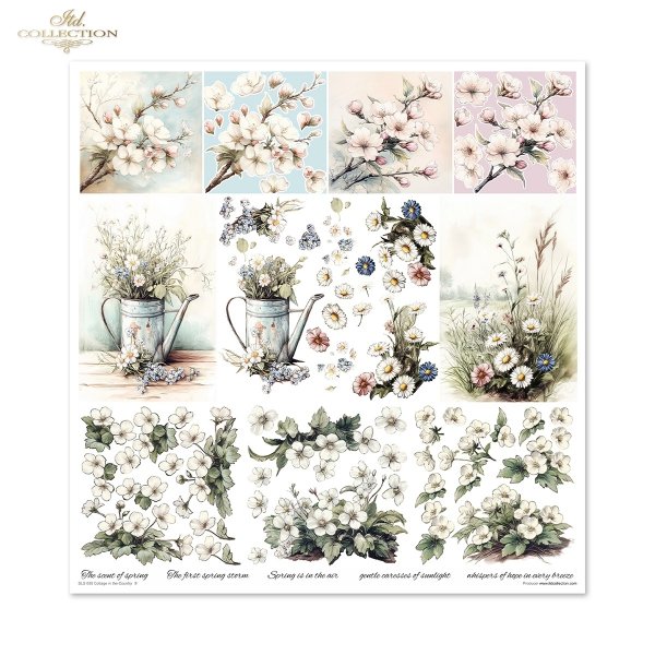 Zestaw do scrapbooking (HS code 48025890) SLS-088 Cottage in the Country